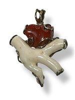 Pendentif Mandile 1922 Femme Coralli in Argent Corallo 2MCICO2